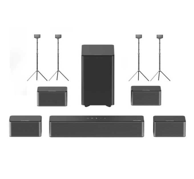 Саундбар Ultimea Poseidon D70 7.1 + 2 пари * стійки для динаміків Steady 30