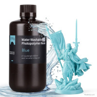 Фотополімерна смола для 3D принтера ELEGOO Water Washable Resin V2.0 1000G Blue