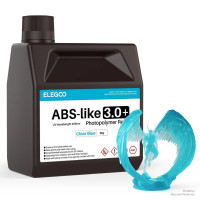 Фотополімерна смола для 3D принтера ELEGOO ABS-Like Resin V3.0+ 2000G Clear Blue