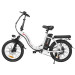 Складаний електровелосипед SAMEBIKE CY20, двигун 350 Вт, акумулятор 36 В 12 Аг - білий