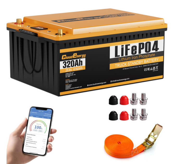 Акумулятор Cloudenergy 25.6V 320Ah LiFePO4