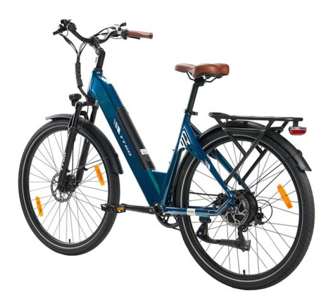 Електричний велосипед TTGO C3 Pro, двигун 250 Вт, акумулятор 36 В 20 Аг - синій
