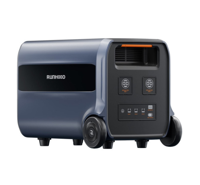 Зарядна станція RUNHOOD F2400, акумулятор LiFePO4 потужністю 2400 Вт/2400 Вт·год