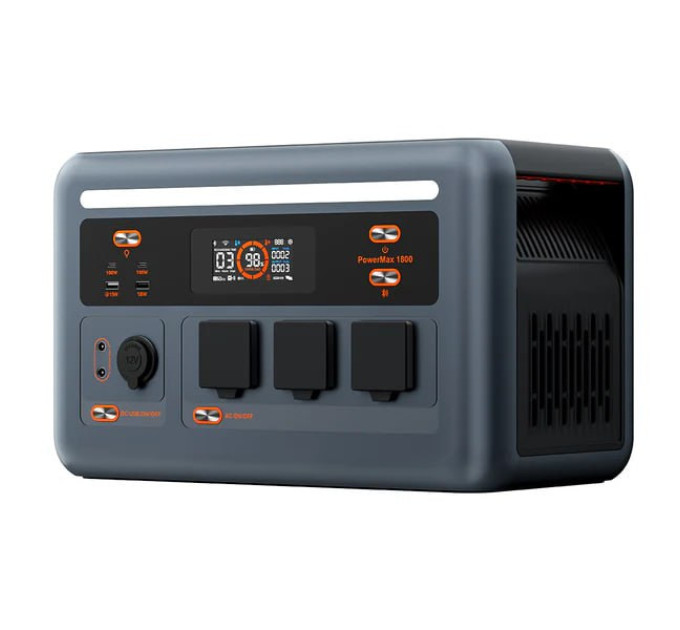 Зарядна станція Blackview Oscal PowerMax 1800 SE 1024Wh LiFePO₄ Battery, 1800W Rated / 3600W Surge