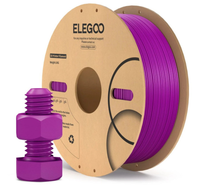 Філамент ELEGOO ABS Purple 1KG 1.75mm, 1kg (50.203.0835)