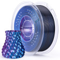 Філамент ELEGOO PLA Silk Blue Purple Black 1.75mm, екологічна паперова котушка, 1kg (50.203.0336)