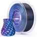 Філамент ELEGOO PLA Silk Blue Purple Black 1.75mm, екологічна паперова котушка, 1kg (50.203.0336)