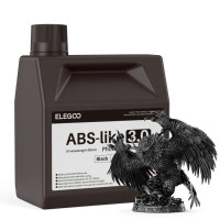 Фотополімерна смола для 3D принтера ELEGOO ABS-Like 3.0 resin 2000G Black