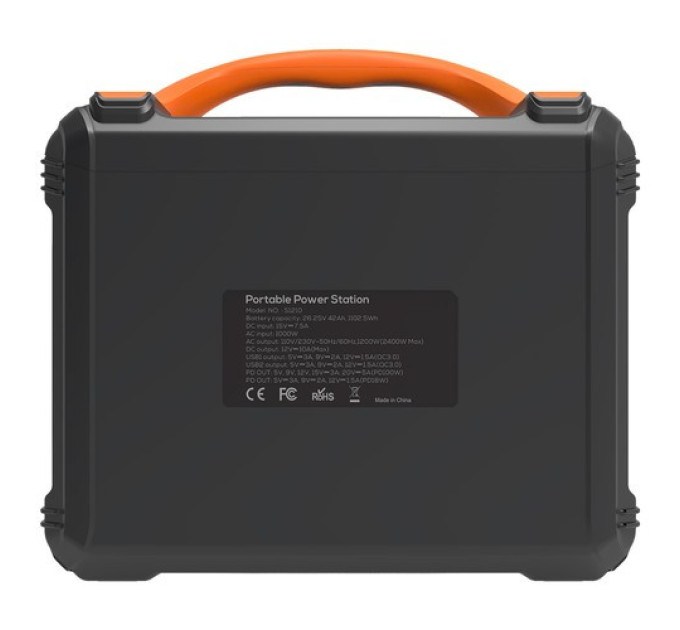 Зарядна станція NEWSMY S1210 1200 Вт 1102,5 Вт·год, акумулятор LiFeMnPo4