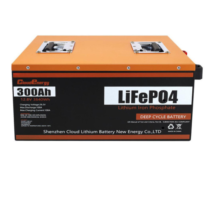 Акумулятор Cloudenergy 12V 300Ah LiFePO4
