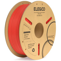Філамент ELEGOO PLA+ Red 1.75mm , екологічна паперова котушка, 1kg (50.203.0053)