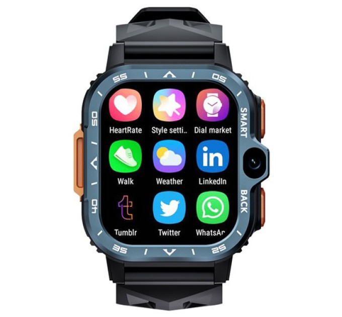 Смарт-годинник LOKMAT APPLLP 4 MAX 2GB RAM чорний