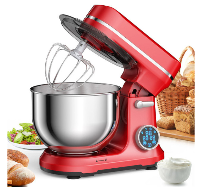 Кухонний міксер BioloMix BM602E об'ємом 5 л, 1200 Вт, 11-швидкісний двигун