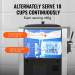 Морозивниця VEVOR CK400PRO-A19, 34-44 л/год, 1850 Вт,2 контейнери по 9 л,охолодження протягом ночі