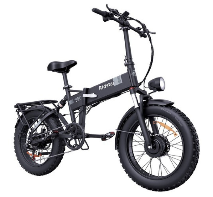 Електричний велосипед Ridstar H20 Pro, двигун 1000 Вт*2, акумулятор 48 В 23 Аг