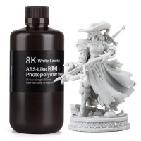Фотополімерна смола для 3D принтера ELEGOO ABS-Like 3.0 8k resin 1000G White Smoke