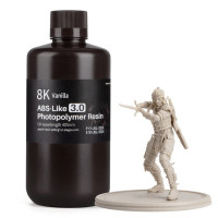 Фотополімерна смола для 3D принтера ELEGOO ABS-Like 3.0 8k resin 1000G Vanilla