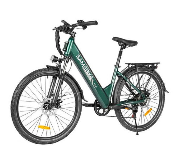 Електричний велосипед SAMEBIKE RS-A01 Pro-T, двигун 500 Вт, акумулятор 36 В 15 Аг - зелений