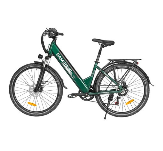 Електричний велосипед SAMEBIKE RS-A01 Pro-T, двигун 500 Вт, акумулятор 36 В 15 Аг - зелений