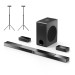 Саундбар Ultimea Nova S80 5.1.2CH + 1 пара * стійки для динаміків Steady 300