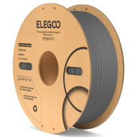 Філамент ELEGOO PLA Marble Cement Grey 1.75mm , екологічна паперова котушка, 1kg (50.203.0532)