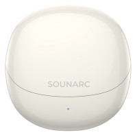 Навушники SOUNARC Q3, Bluetooth 5.3 до 20 годин відтворення - бежевий колір