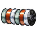 Філамент PLA ERYONE Silk - 6кг нитки (2 кг срібного + 2 кг червоного мідного + 2 кг темно-зеленого)