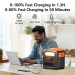 Зарядна станція NECESPOW N1200, акумулятор LiFePO4 ємністю 1102,5 Вт·год