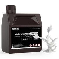 Фотополімерна смола для 3D принтера ELEGOO Water Washable ABS-Like Resin 2000G White