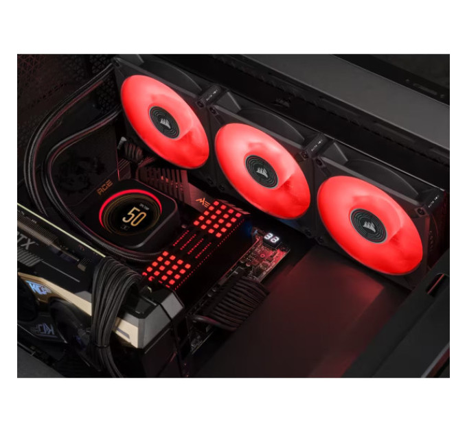 Кулер Corsair ML120 LED Elite Red Fan