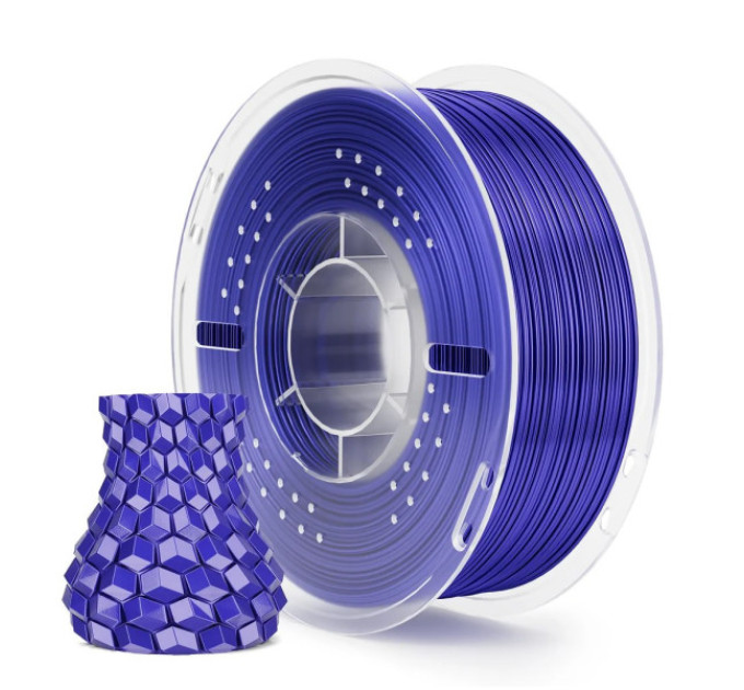 Філамент ELEGOO PLA Silk Bluish Purple 1.75mm, екологічна паперова котушка, 1kg (50.203.0749)