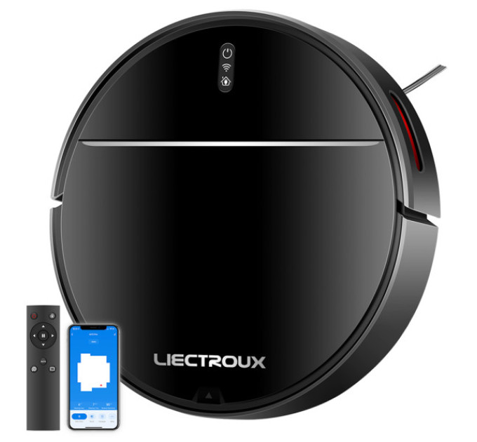 Робот-пилосос Liectroux M7S Pro, підмітання, пилососіння, миття підлоги