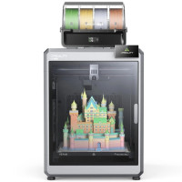 Комбінований 3D-принтер Creality K2 Plus з CFS, 600 мм/с, багатокольоровий друк, екструдер Apus