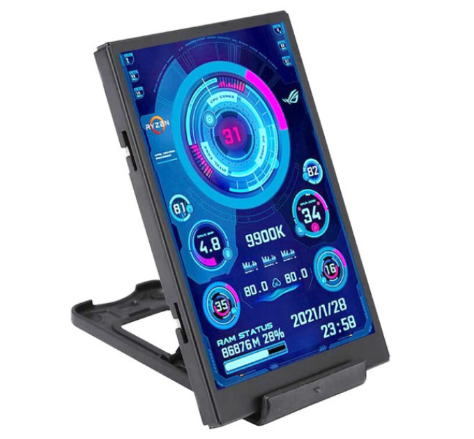 Додатковий екран 3,5-дюймовий IPS TYPE-C CPU GPU RAM HDD Моніторинг