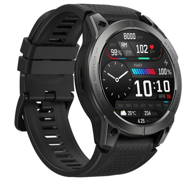 Розумний годинник Zeblaze Stratos 3 GPS black