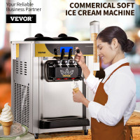 Комерційна для м'якого морозива VEVOR BJH288SR1B-Z,3 смаки 22-30 л/год