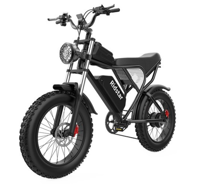 Електричний велосипед Ridstar Q20, безщітковий двигун 1000 Вт, знімний акумулятор 48 В 20 Аг