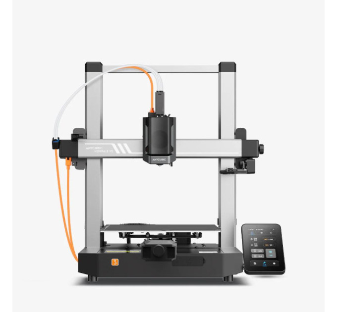 Комбінований 3D-принтер Anycubic Kobra 3 V2 + 4 кг PLA-філаменту райдужного кольору