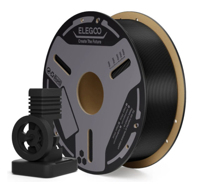 Філамент ELEGOO PС-FR Black 1KG 1.75mm, 1kg (50.203.0770)