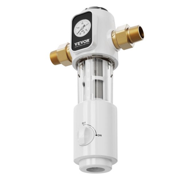 Мікронний осадовий фільтр для колодязної води VEVOR Spin Down Filter BSK-T2-N12-G, 40 , 3/4