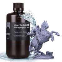 Фотополімерна смола для 3D принтера ELEGOO Water Washable Resin V2.0 1000G Grey