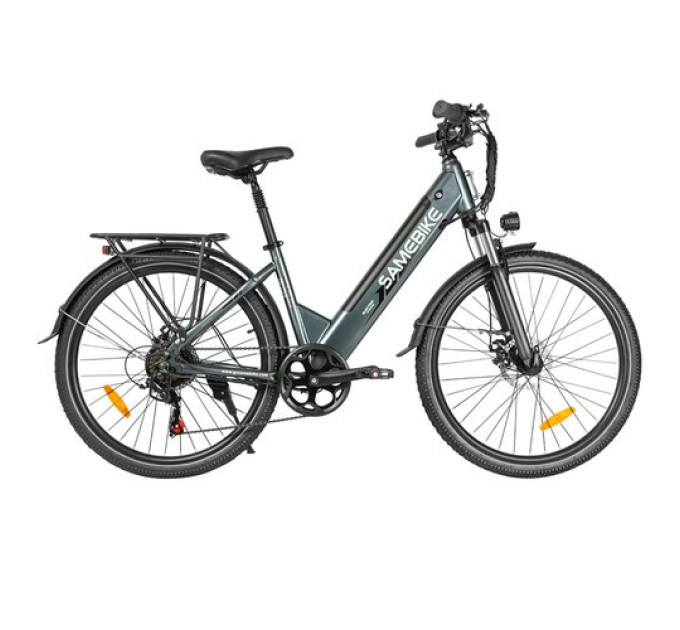 Електричний велосипед SAMEBIKE RS-A01 Pro-T, двигун 500 Вт, акумулятор 36 В 15 Аг - сірий