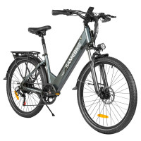 Електричний велосипед SAMEBIKE RS-A01 Pro-T, двигун 500 Вт, акумулятор 36 В 15 Аг - сірий