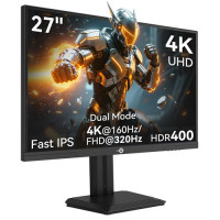 Ігровий монітор TITAN ARMY P2712V, 27-дюймовий швидкий IPS, 3840×2160@160Hz та 1920×1080@320Hz