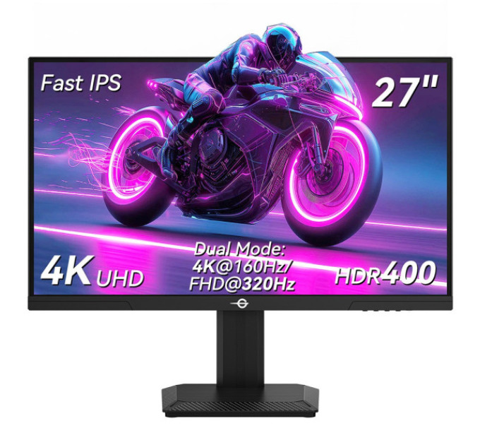 Ігровий монітор TITAN ARMY P2712V, 27-дюймовий швидкий IPS, 3840×2160@160Hz та 1920×1080@320Hz