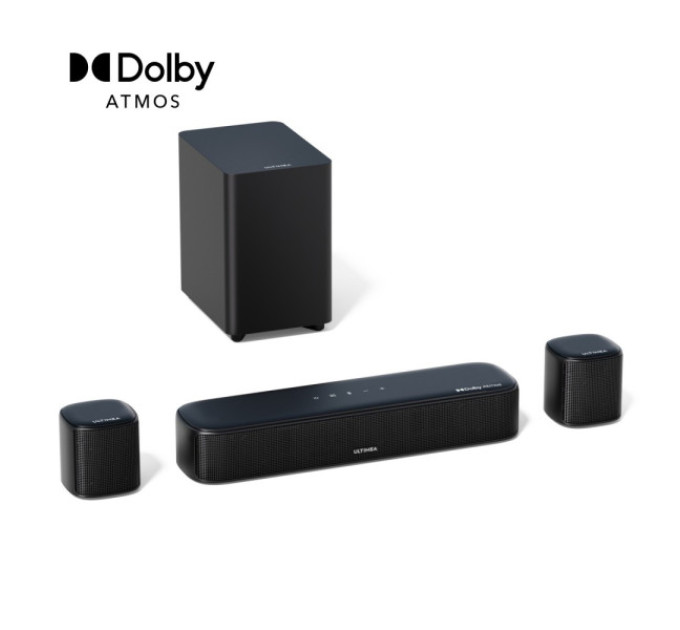 Саундбар Ultimea Aura A50 Pro 5.1, Dolby Atmos, система об'ємного звучання для телевізора