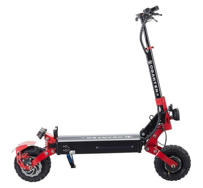 OBARTER X3 Folding Electric Sport Scooter 1200W x2 Motor Black