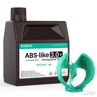 Фотополімерна смола для 3D принтера ELEGOO ABS-Like Resin V3.0+ 2000G Mint Green
