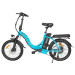Складаний електровелосипед SAMEBIKE CY20, двигун 350 Вт, акумулятор 36 В 12 Аг - блакитний