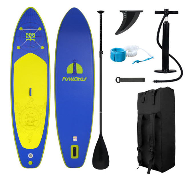 Дошка для веслування стоячи FunWater SUPFW28A 350*87*15 см